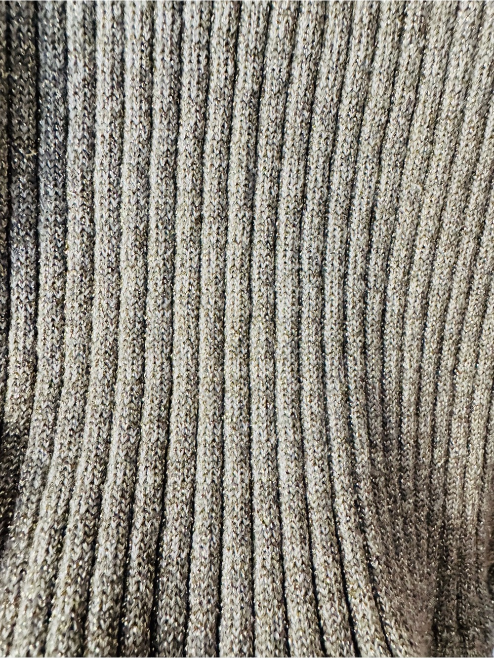Superdown Gold Ribbed Knit Racerback Tank Top - Picture 4 of 4